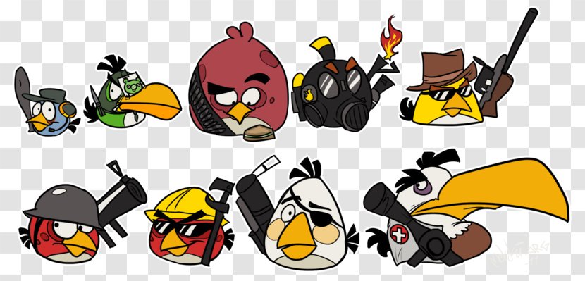 Team Fortress 2 Angry Birds Go! Beak - Flightless Bird Transparent PNG