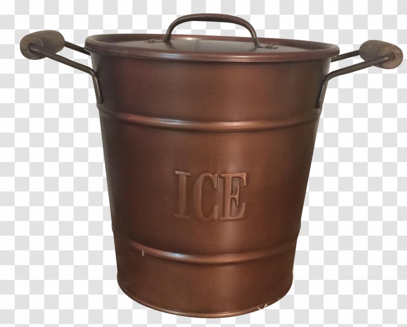 Copper Lid Stock Pots Olla - Ice Bucket Budweiser Transparent PNG