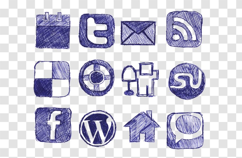 Social Media Blog Icon - Brand - Oil Pen To Draw The Bookmark Transparent PNG