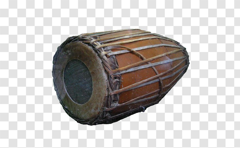 Dholak India Mridangam Drum Musical Instruments - Frame Transparent PNG