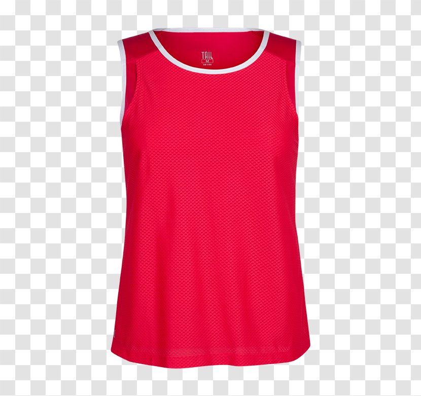 T-shirt Sleeveless Shirt Top Clothing - Tshirt - The Deep Red Transparent PNG