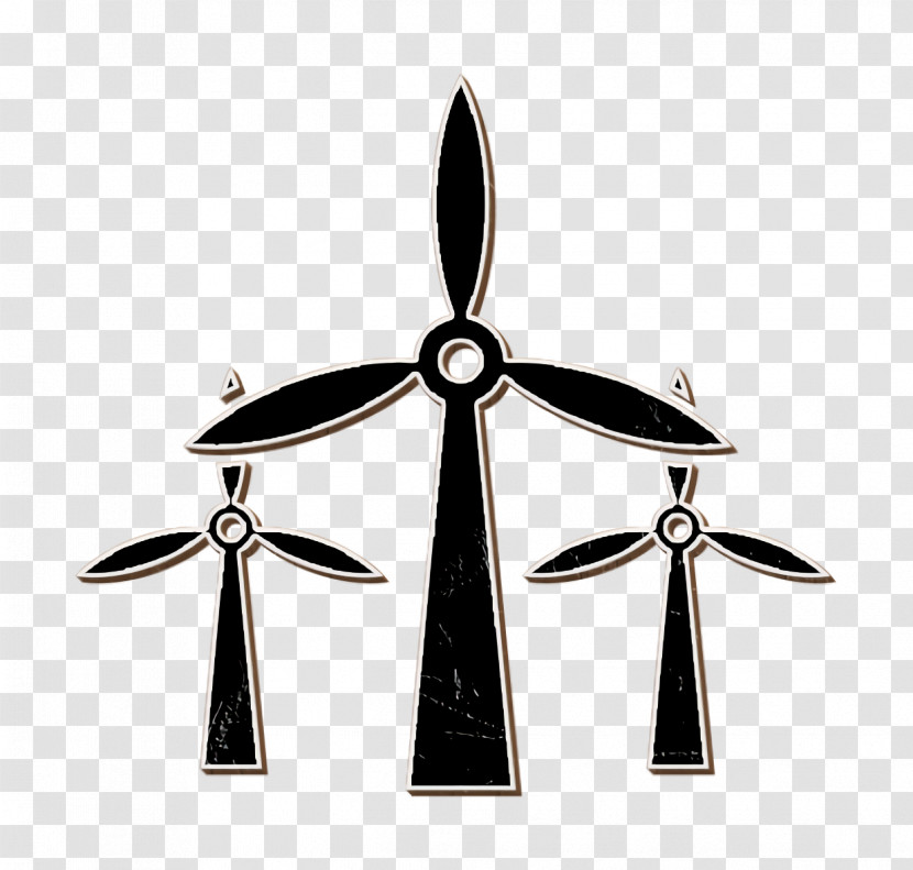 Wind Mills Icon Ecological Icon Ecologicons Icon Transparent PNG