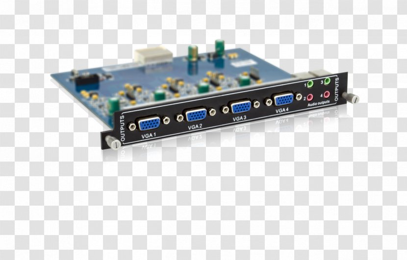Microcontroller VGA Connector HDBaseT Electronics Digital Visual Interface - Hdbaset - Scaler Transparent PNG
