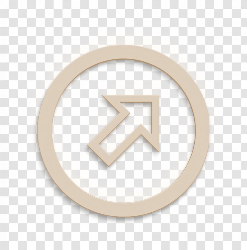 Arrow Icon Direction Point - Metal Logo Transparent PNG