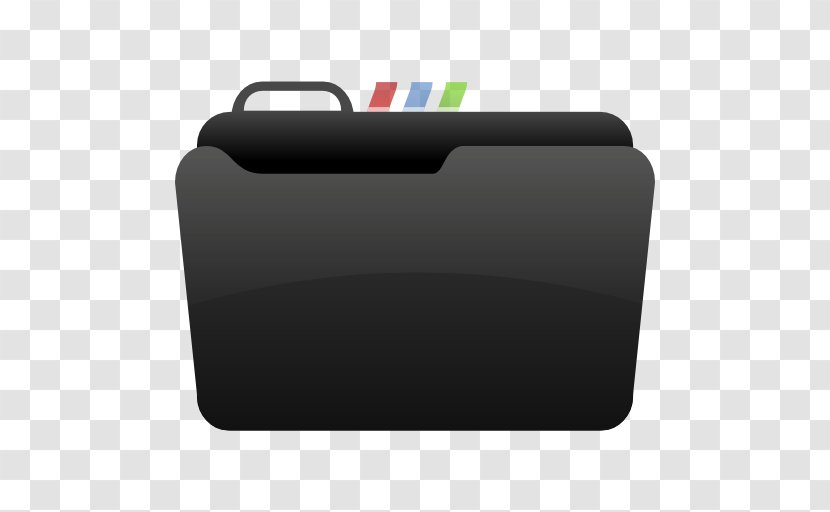 Directory ICO Icon - Multimedia - Black Folder Transparent PNG