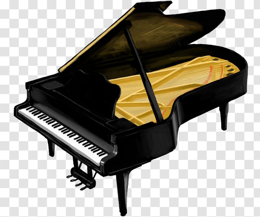 Fortepiano Player Piano Digital Electric Musical Keyboard - Bass Guitar - Tuning Transparent PNG