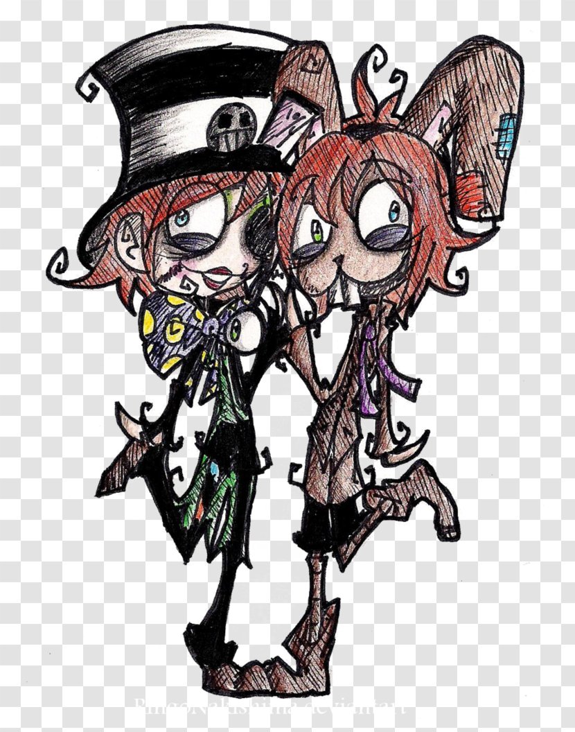 Legendary Creature Cartoon Supernatural - Mad Hatter Alice In Wonderland Transparent PNG