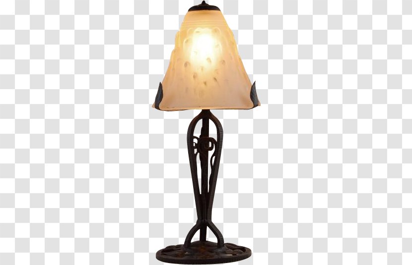 Lamp Muller Frères 1920s Art Deco Light Fixture - Chandelier Transparent PNG