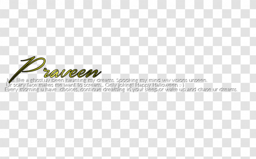 Logo Brand - Green - Lovely Text Transparent PNG