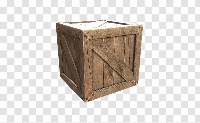Wood Rectangle Crate - Box Transparent PNG