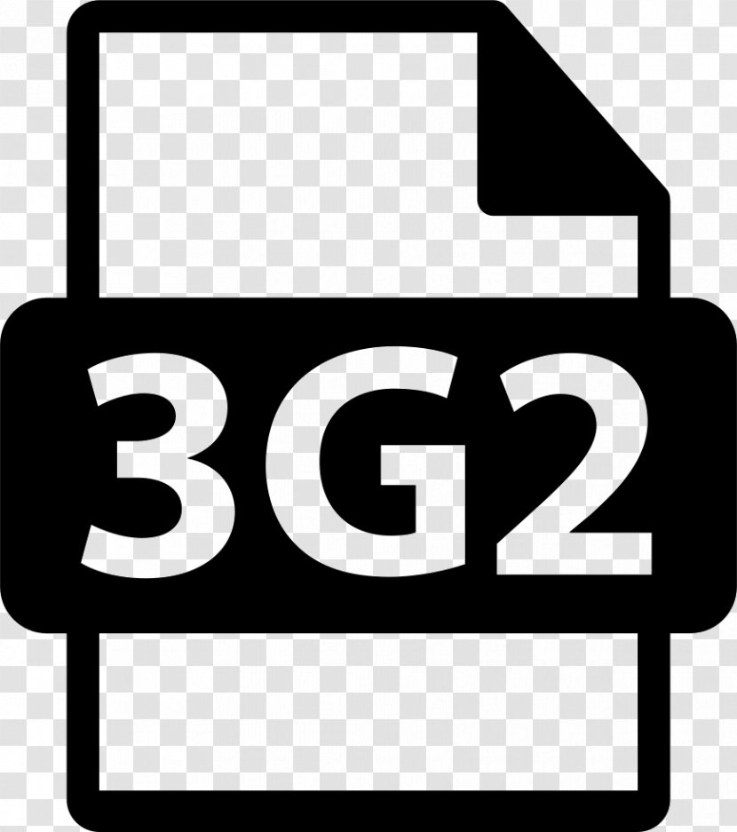 3GP Clip Art - Symbol - Black And White Transparent PNG