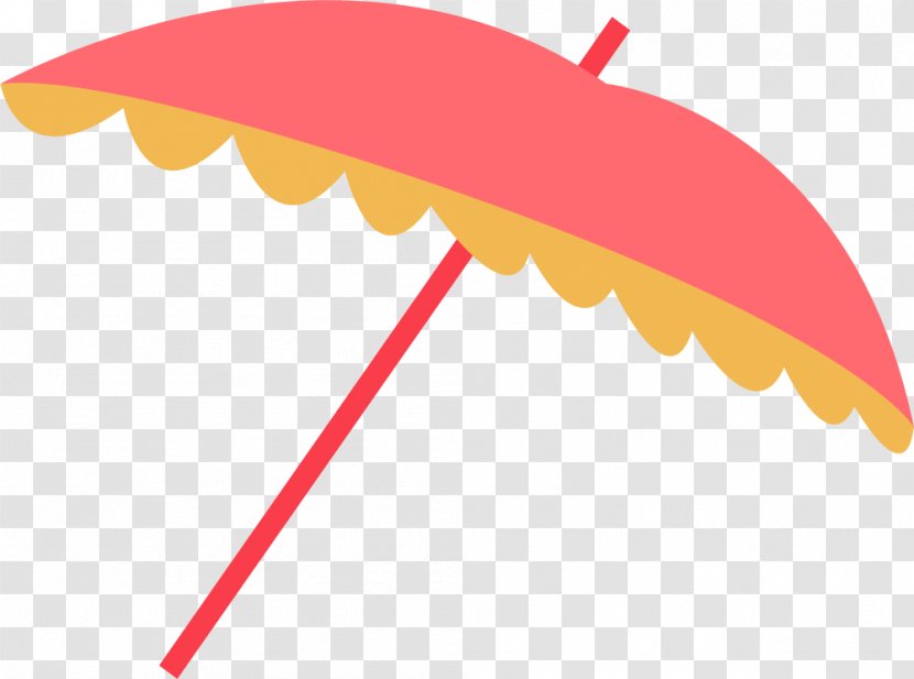 Umbrella Auringonvarjo - Deckchair - Red Cartoon Transparent PNG