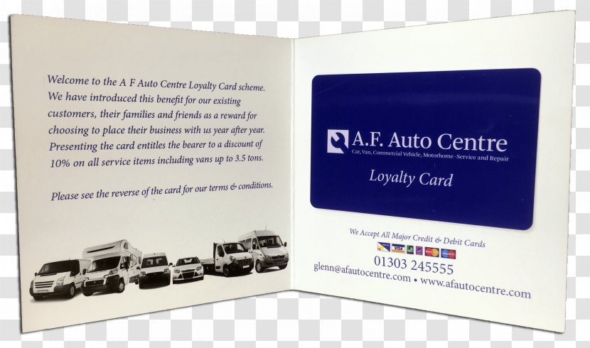 Brand Font - Loyalty Card Transparent PNG