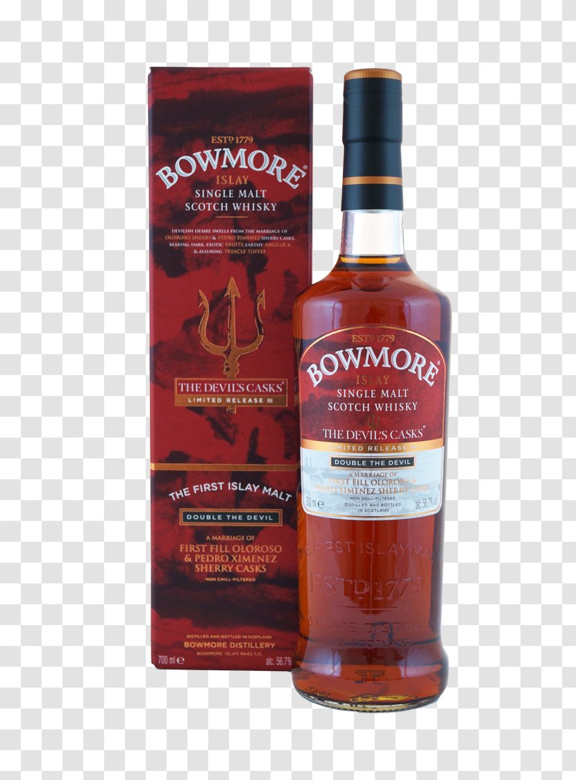 Liqueur Bowmore Whiskey Single Malt Whisky Islay - Sherry - Cragganmore Distillery Transparent PNG