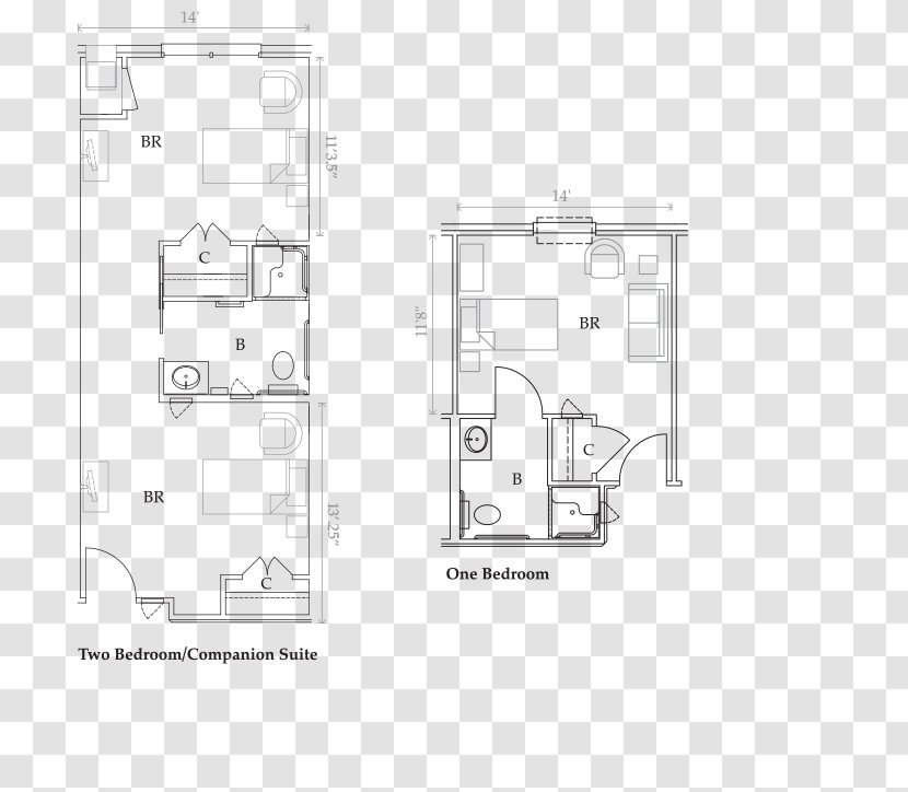 Floor Plan Line Angle - Schematic Transparent PNG