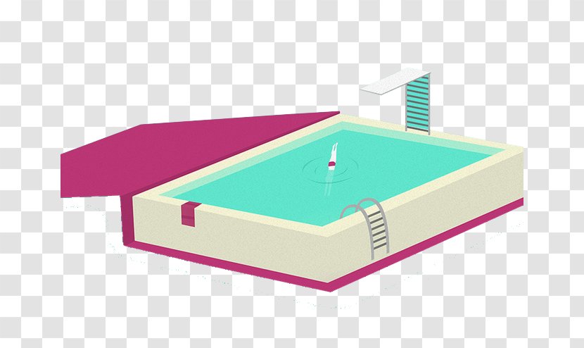 Swimming Pool - Rectangle - Drawing Transparent PNG