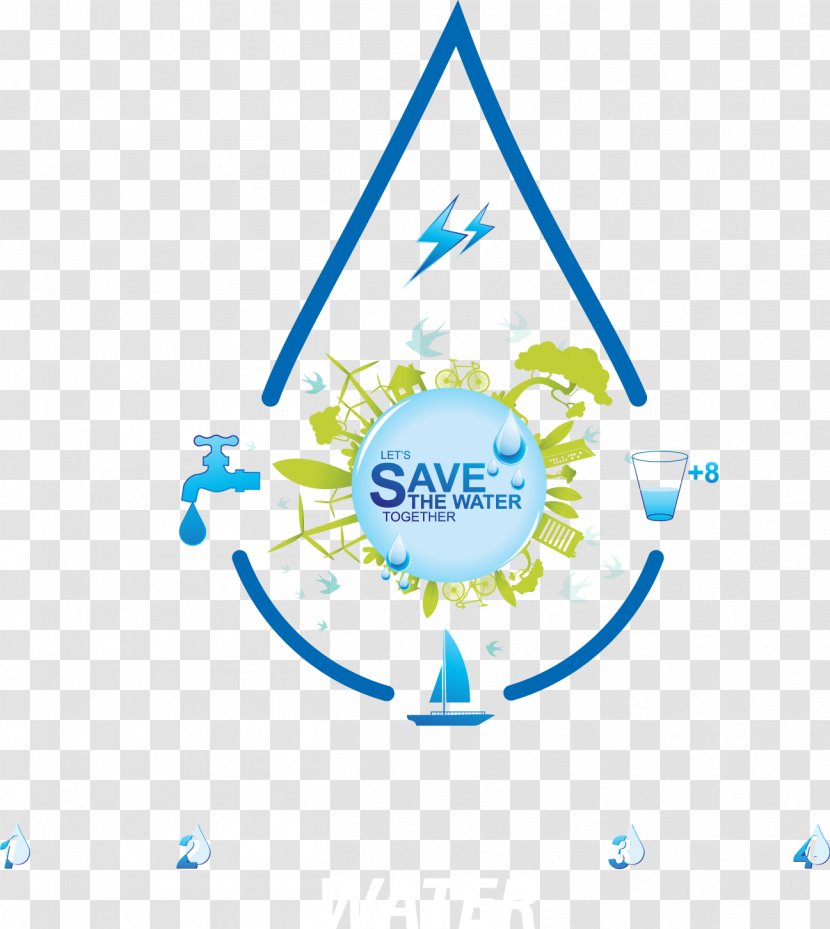World Water Day Infographic Efficiency Conservation - Energy - Decoration Environmental Droplets Flag Transparent PNG