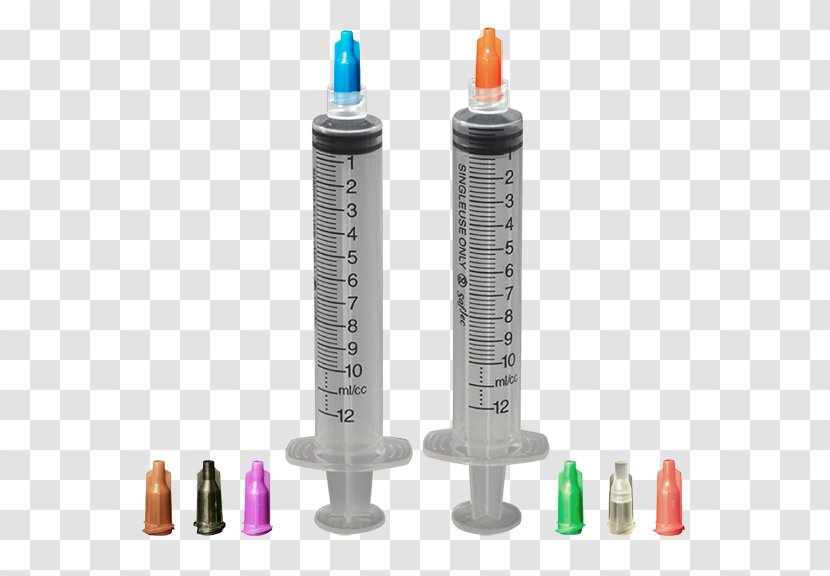 Syringe Plastic Bottle Cap Cylinder - Free Market - Luer Taper Transparent PNG