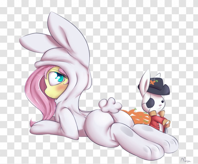 Pony Fluttershy Twilight Sparkle Rarity Rainbow Dash - Rabits And Hares - My Little Transparent PNG