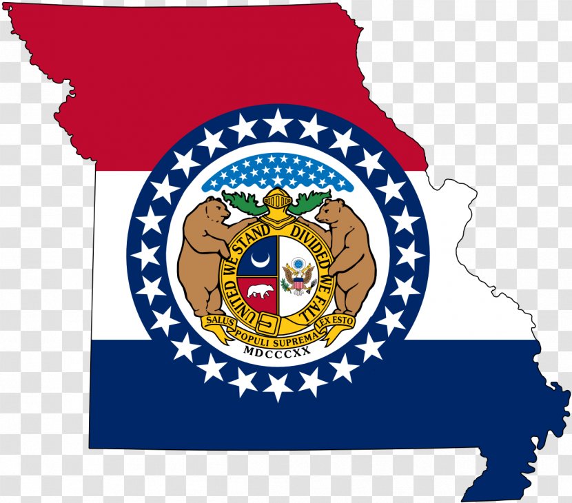 Flag Of Missouri Map Kansas - State Transparent PNG