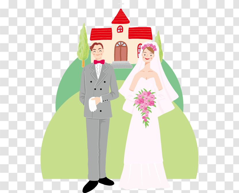 Marriage Drawing Illustration - Male - Church Wedding Transparent PNG