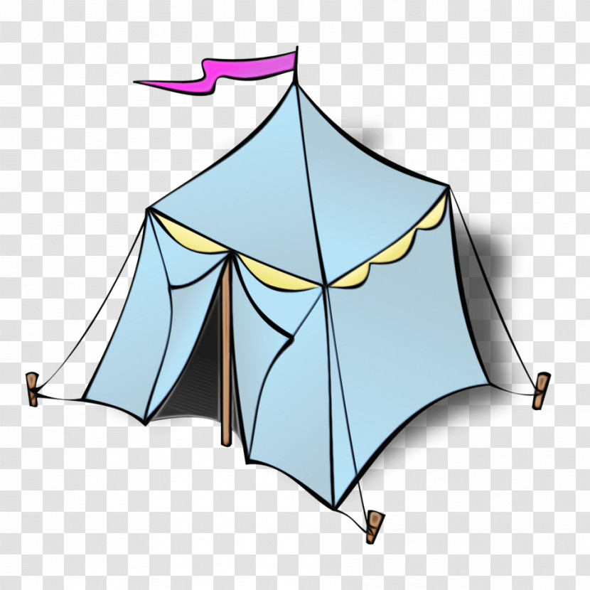 Cartoon Line Area Tent Modulʹ Pp Tent Transparent PNG
