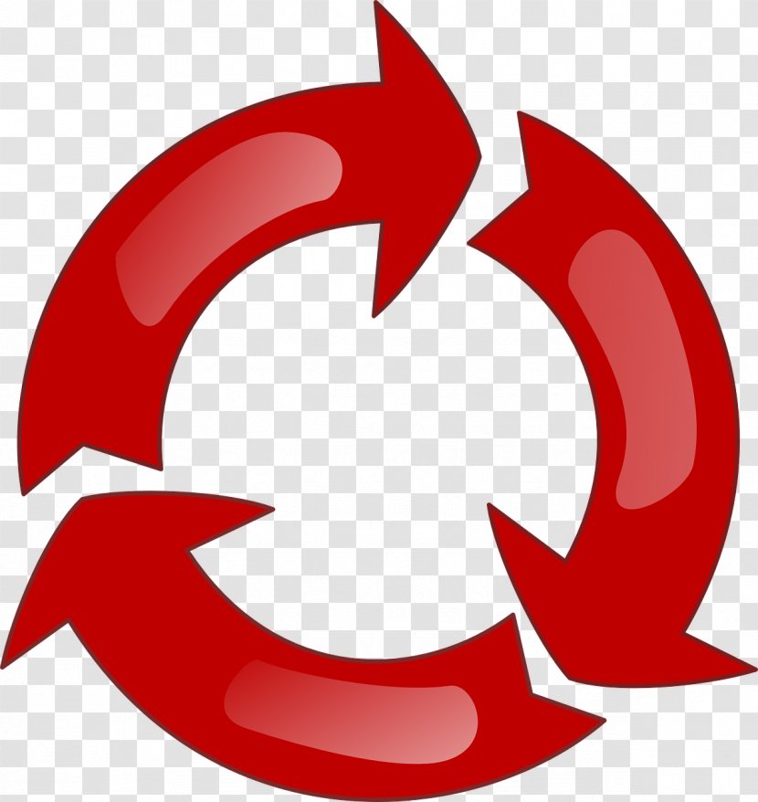 Reuse Recycling Symbol Clip Art - Right Arrow Transparent PNG