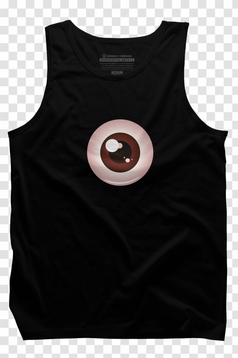 T-shirt Outerwear Sleeveless Shirt Gilets - T - Eyeball Transparent PNG