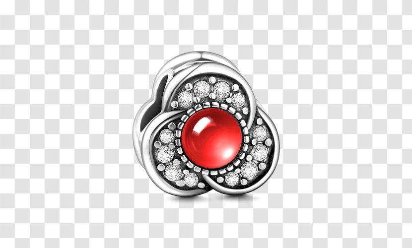 Charm Bracelet Silver Jewellery Price Ruby - Gemstone - Bong Hoa Transparent PNG