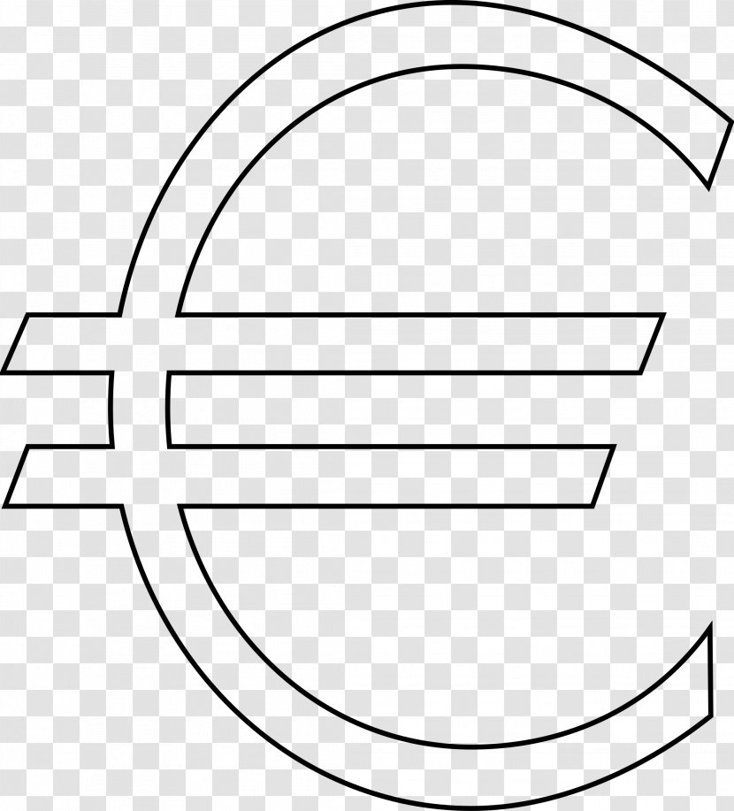 Euro Sign Currency Symbol Dollar Clip Art - Cartoon Transparent PNG