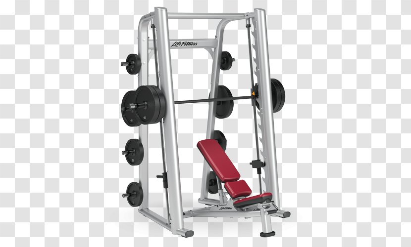 Smith Machine Bench Life Fitness Weight Training Exercise Equipment Transparent PNG