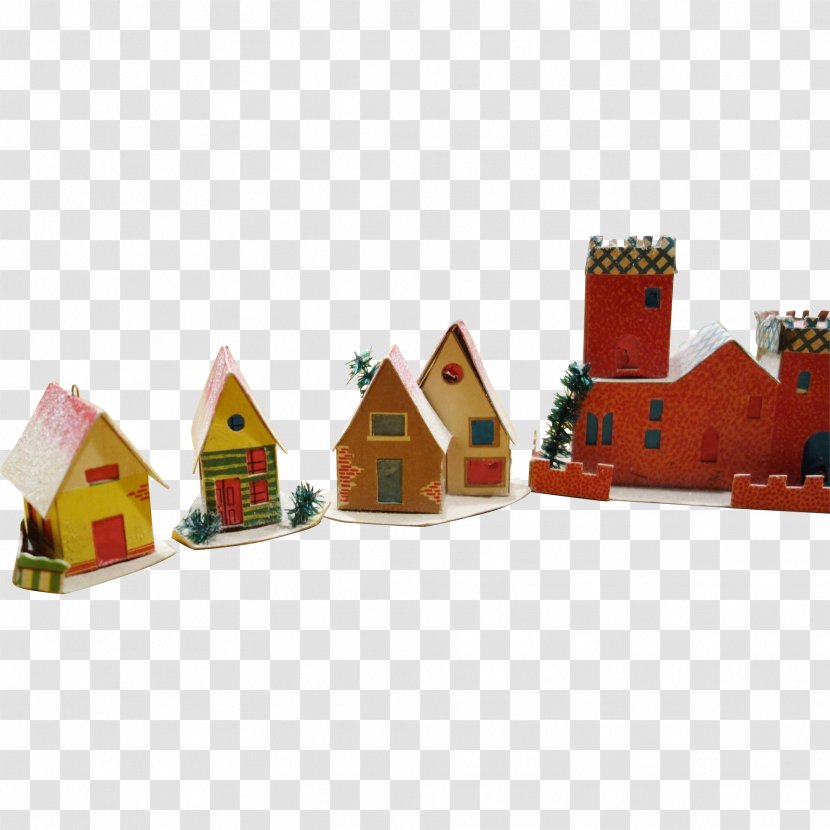 Christmas Ornament Gingerbread House Village - Craft Transparent PNG