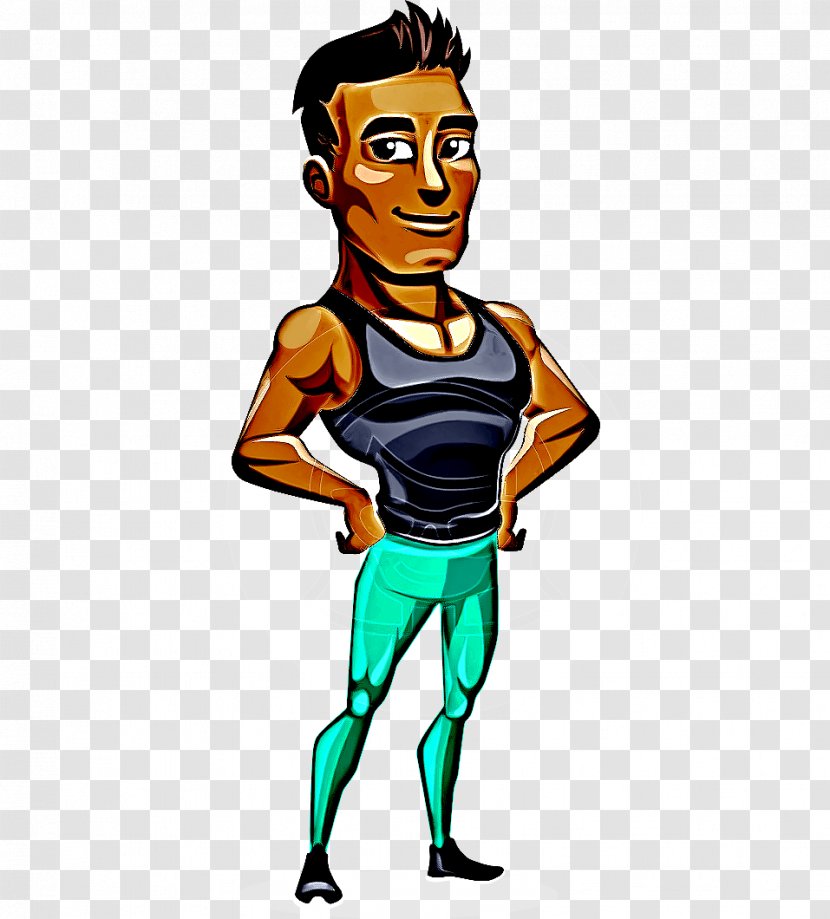Cartoon Clip Art Standing Muscle Animation - Style Running Transparent PNG