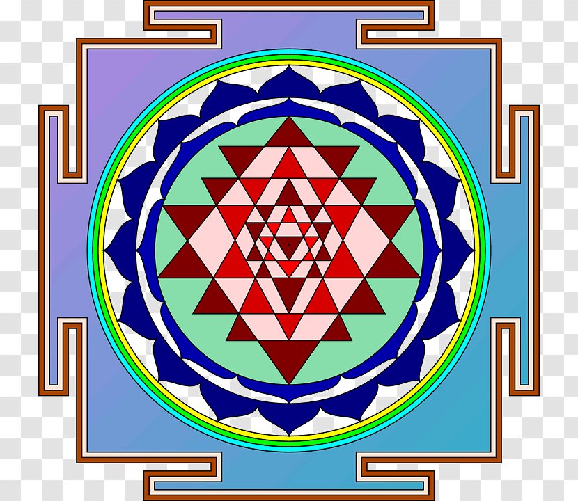 Lakshmi Sri Yantra Shiva Mandala - Symmetry Transparent PNG