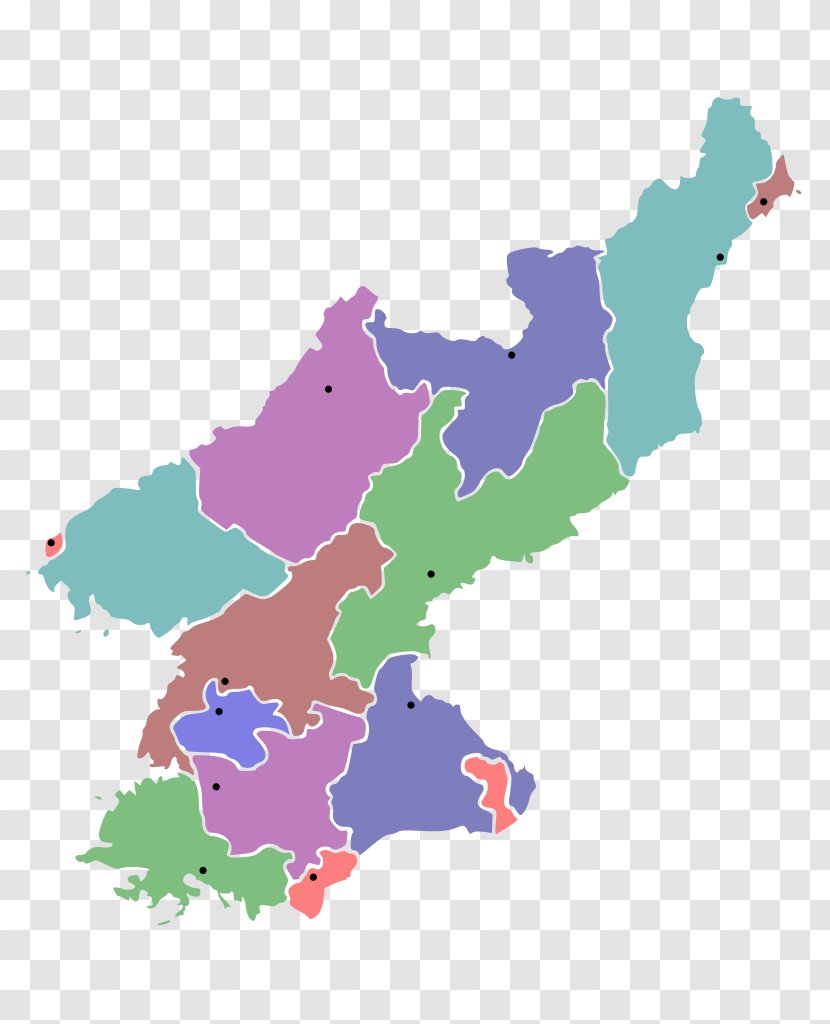 South Pyongan Pyongyang Kangwon Province Sinuiju Korea - Division Of Transparent PNG