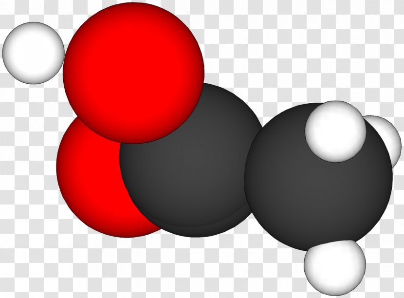 Organic Chemistry Acetic Acid Vinegar Space-filling Model - Nitrogen Dioxide - Spacefilling Transparent PNG