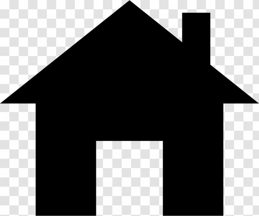 House - Monochrome - Chimney Transparent PNG