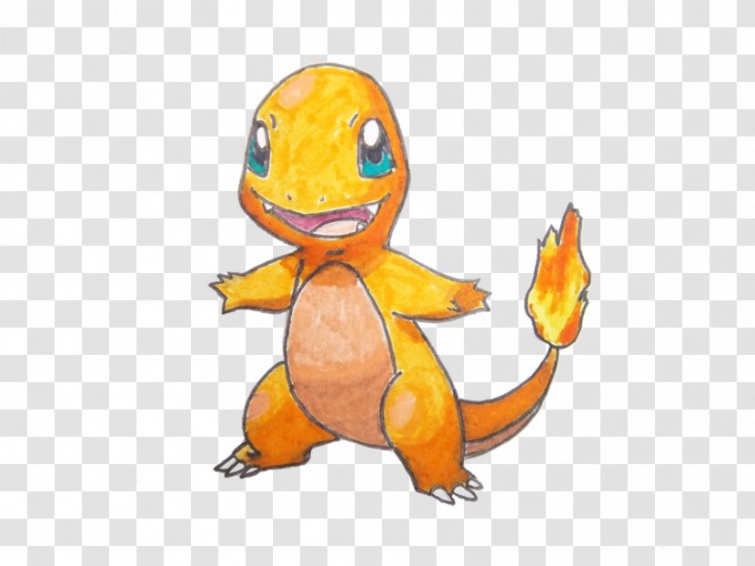 Pokémon Red And Blue Yellow X Y Charmander - Cartoon - Drawing Of Pokemon Transparent PNG