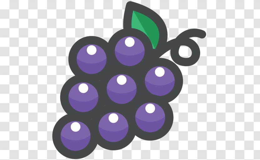 Common Grape Vine Fruit Berry - Purple Transparent PNG