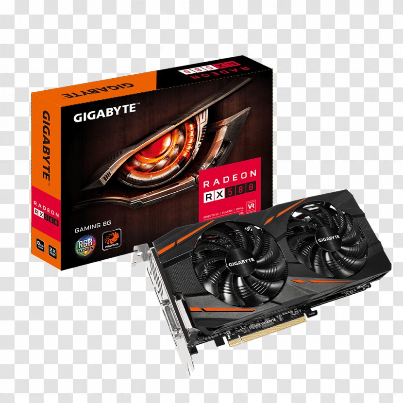 Graphics Cards & Video Adapters AMD Radeon 500 Series GDDR5 SDRAM Gigabyte Technology - Sapphire Transparent PNG