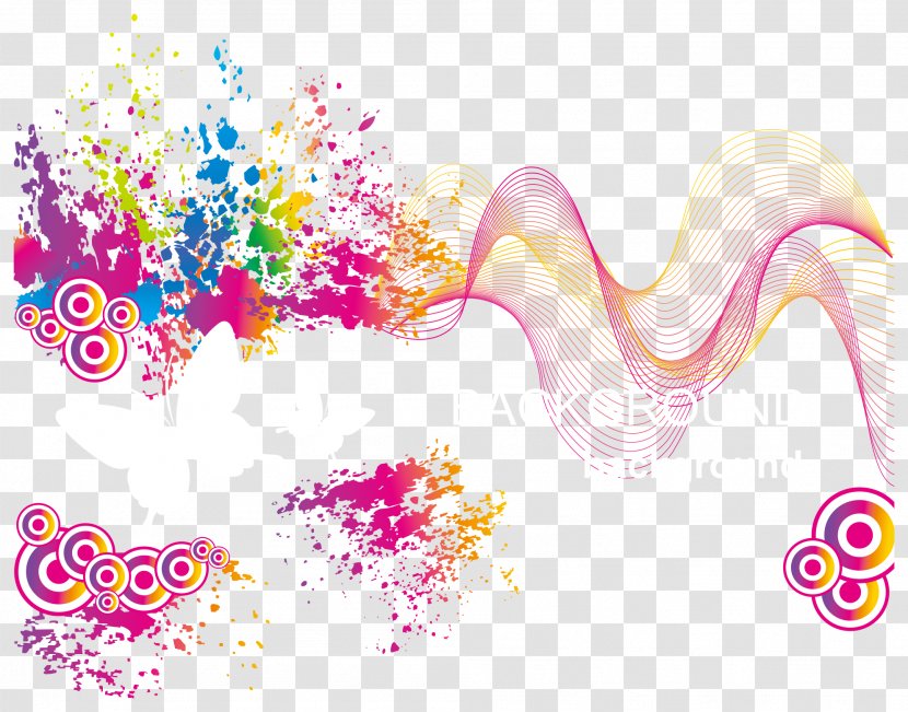 Butterfly Stock Illustration Photography - Point - Romantic Abstract Vector Transparent PNG