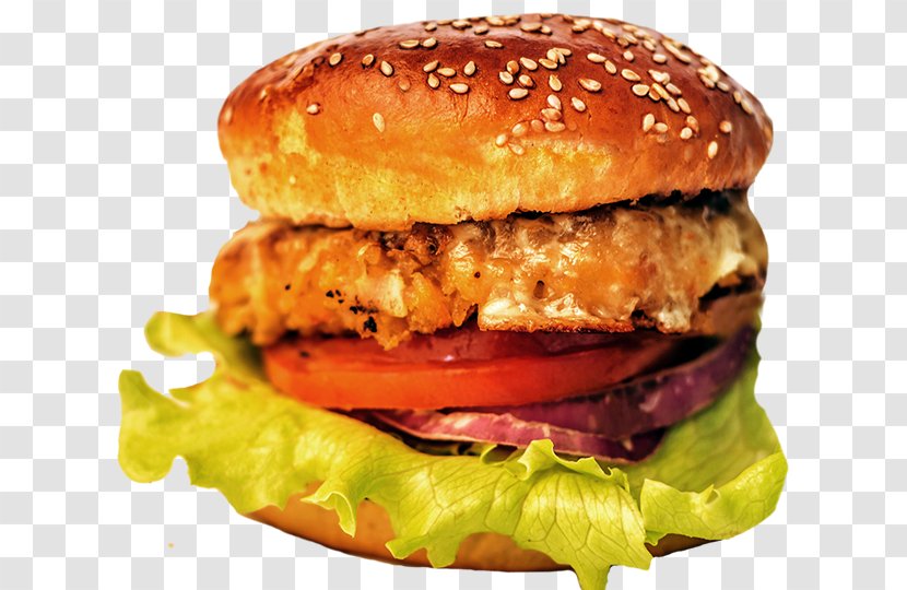 Cheeseburger Veggie Burger Fast Food Hamburger Vegetarian Cuisine - Breakfast Sandwich - Junk Transparent PNG