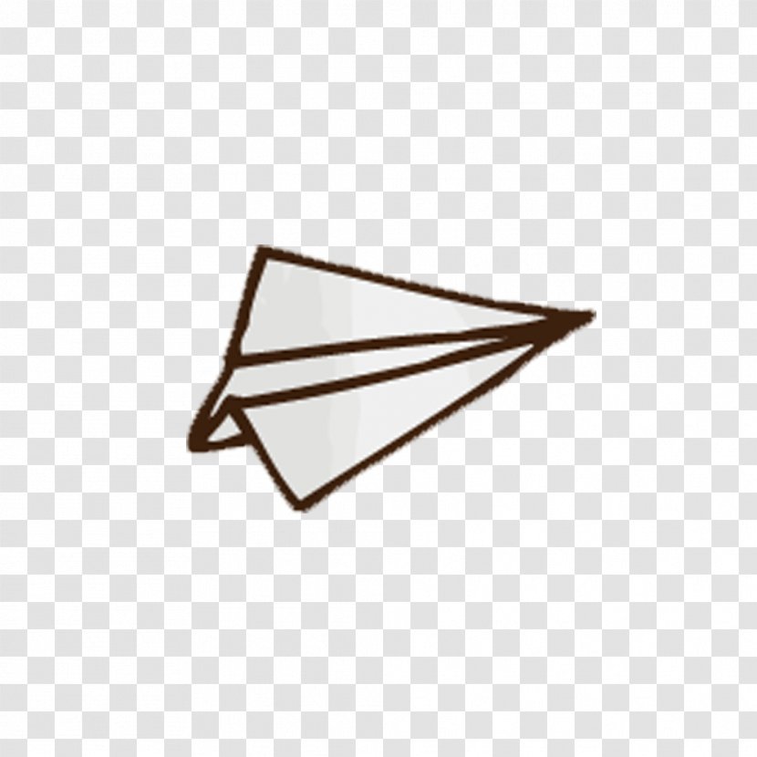 Airplane Aircraft Paper Plane - Hand-painted Transparent PNG