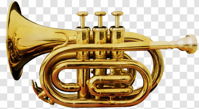 Brass Instrument Musical Vienna Horn Alto Wind - Cornet - Euphonium Tuba Transparent PNG