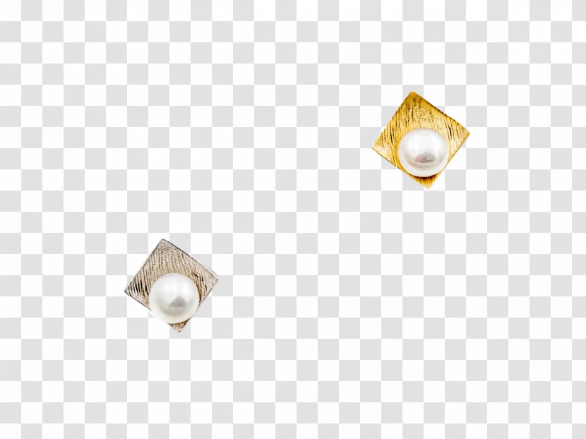 Pearl Earring Shirt Stud Body Jewellery Silver - Earrings - The Silk Road Transparent PNG