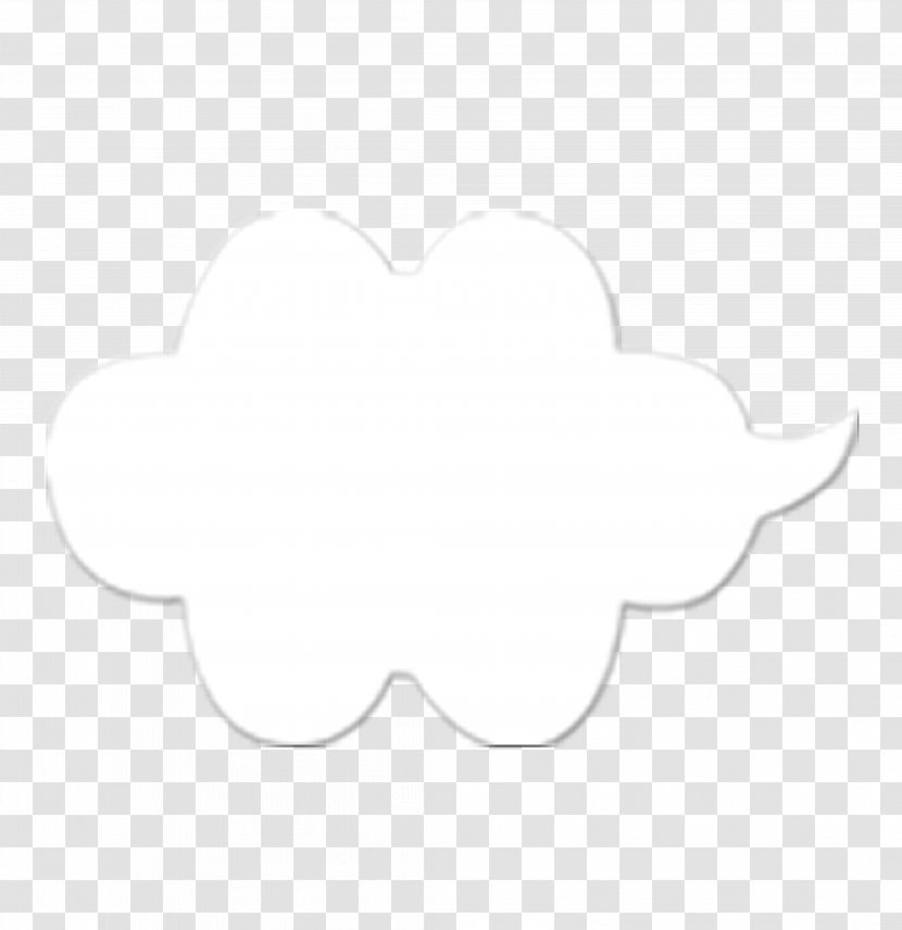 White Black Area Pattern - And - Clouds Transparent PNG