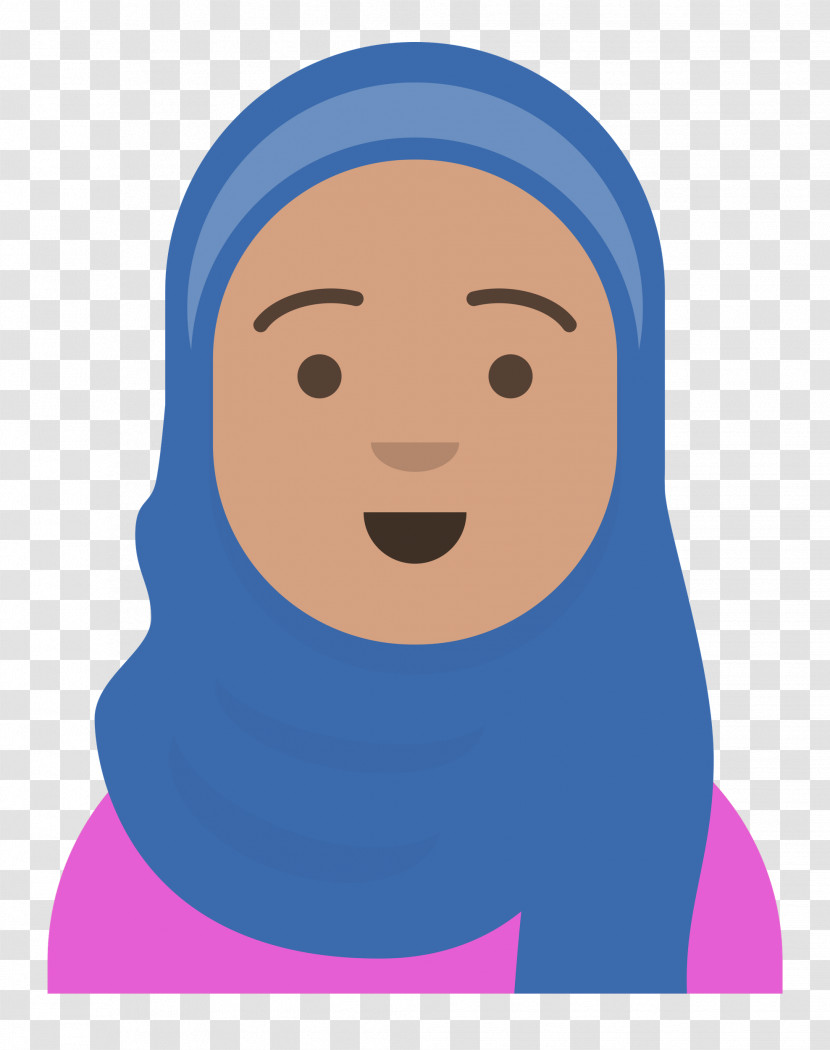 Hijab Avatar Transparent PNG