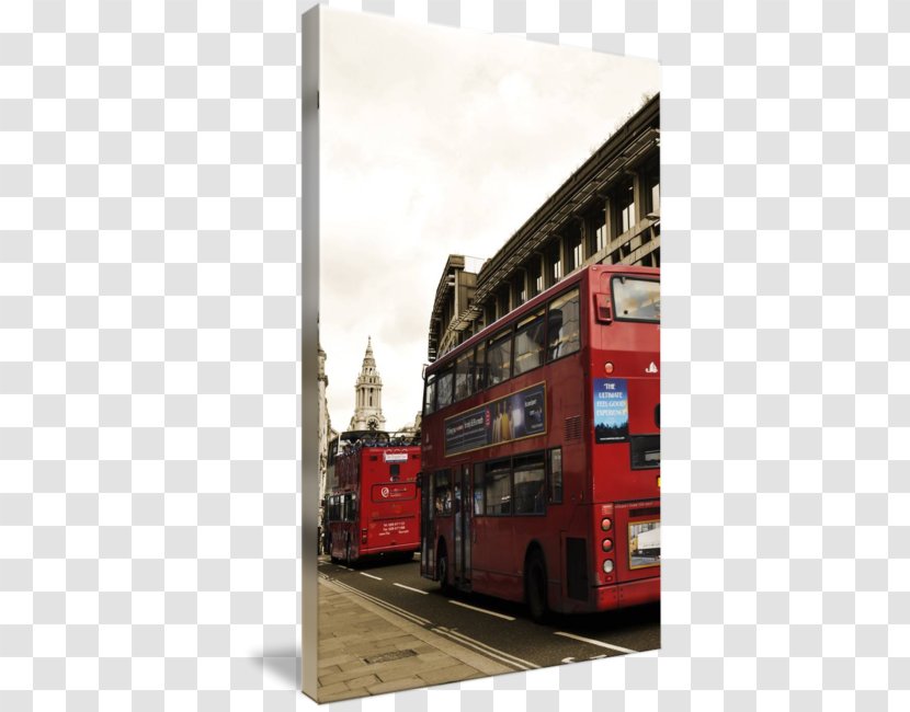 Double-decker Bus St Paul's Cathedral Transport Motor Vehicle - London Buses Transparent PNG