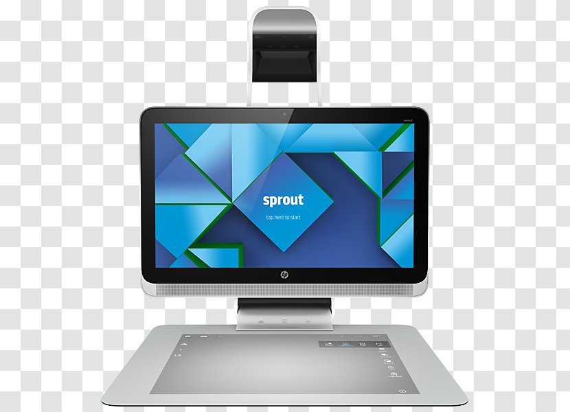 Hewlett-Packard Sprout Intel All-in-one Computer - Output Device - Hewlett-packard Transparent PNG