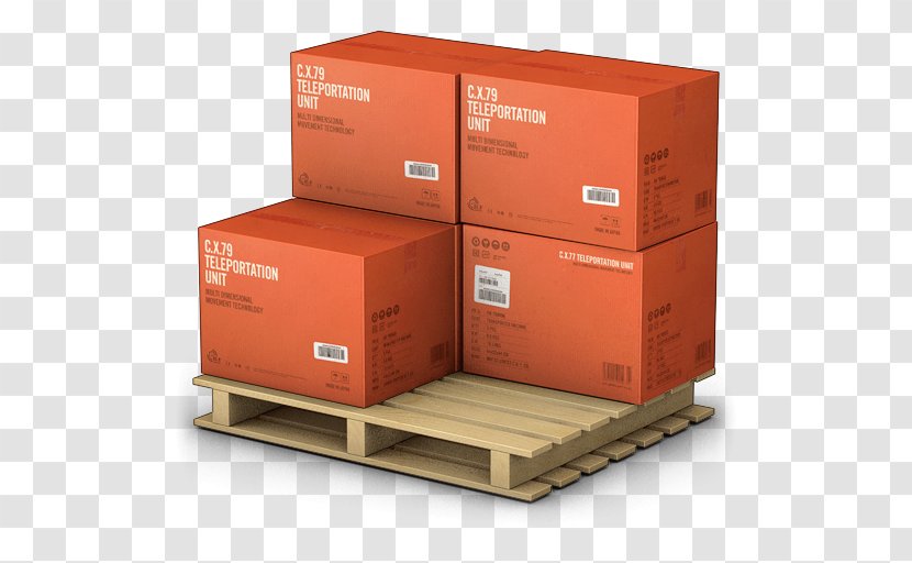 Pallet Cargo Intermodal Container Shipping - Box Transparent PNG